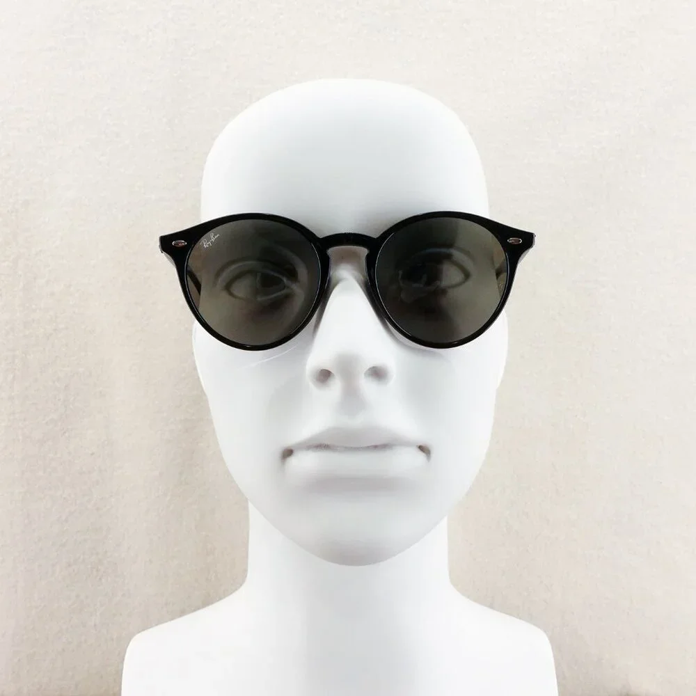 Ray-Ban Classic RB2180 Phantos Sunglasses Gray Green and Black OS